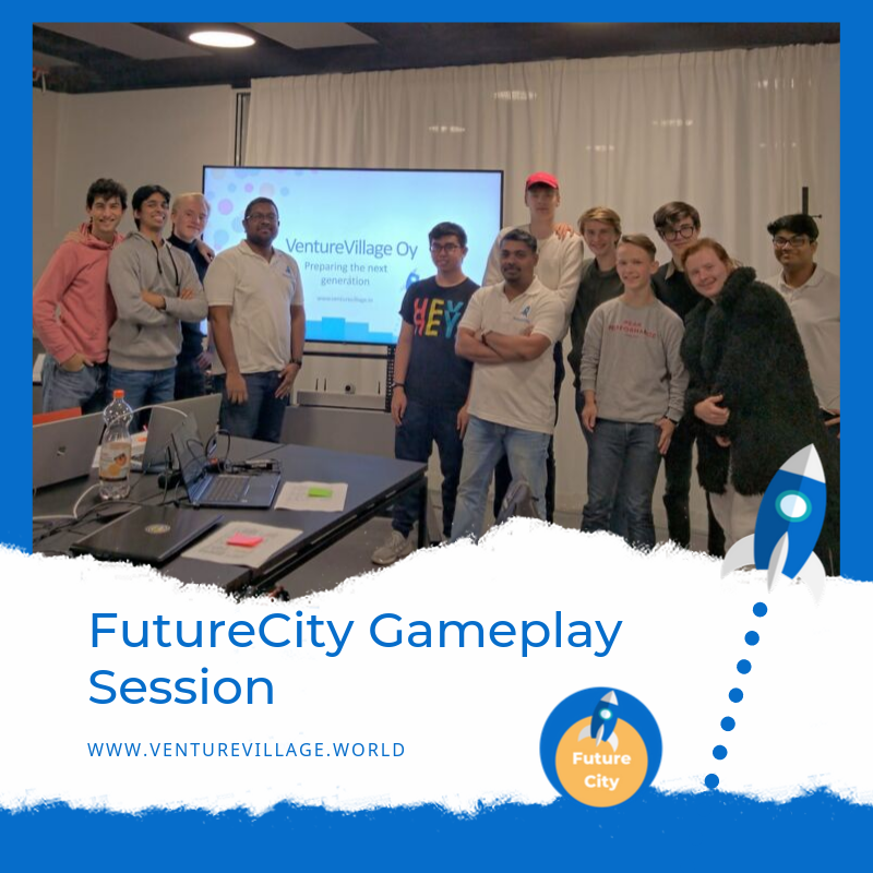 Participants of the FutureCity gameplay session