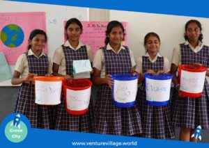 Students of Grade 6 and 7 present ideas on waste segregation, Finland Education