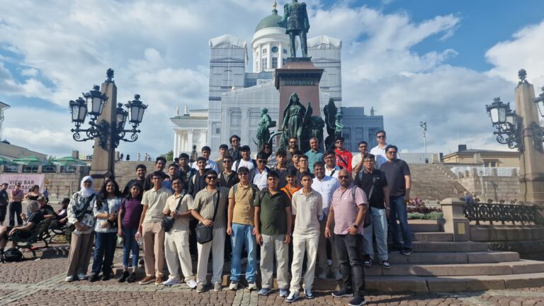 Students of Cohort A experiencing Finland's History and Culture